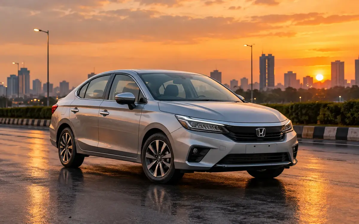 Honda City available for hire with driver in Delhi