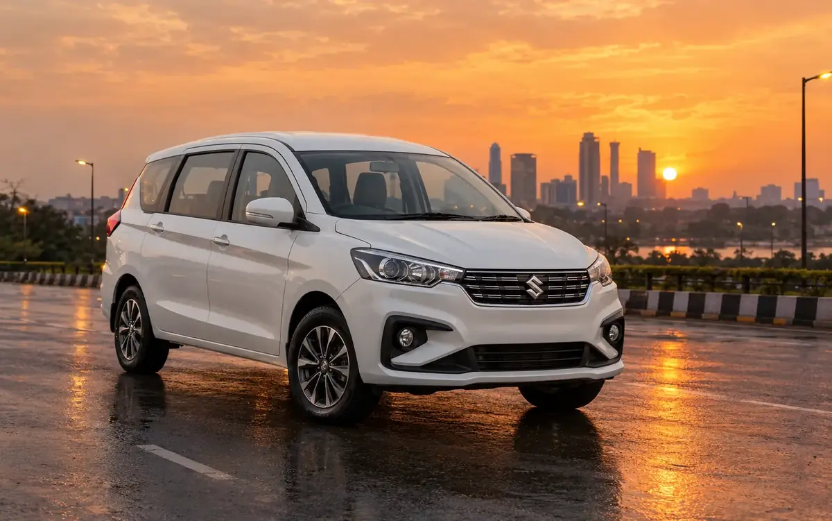 Maruti Ertiga available for hire with driver in Delhi