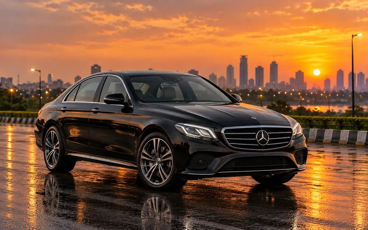 Mercedes-Benz E-Class available for hire with driver in Delhi